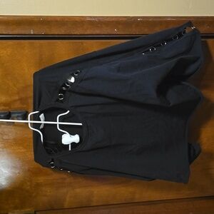 Jella C crop top gothic